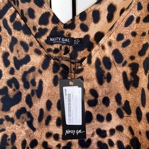 NastyGal Leopard Mini Dress
